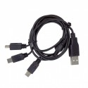 Cable - 1 USB a 3 mini B para carga.Xp