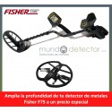 Fisher F75 + plato de gran profundidad