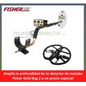 Fisher Gold Bug 2 + plato de gran profundidad