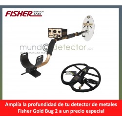 Fisher Gold Bug 2 Pro + plato de gran profundidad