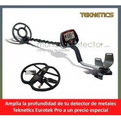 Teknetics EUROTEK PRO + plato de gran profundidad
