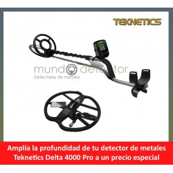 Teknetics Delta 4000+ plato de gran profundidad