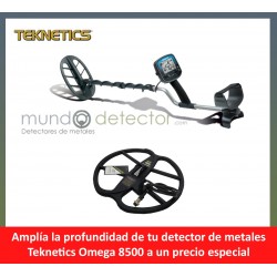 Teknetics Omega 8500 + plato de gran profundidad