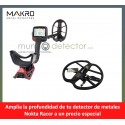 Nokta Racer + plato de gran profundidad