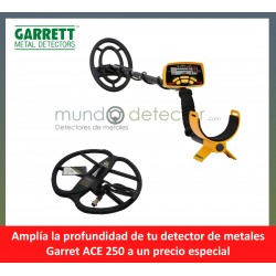 Garrett Ace 250 + plato de gran profundidad
