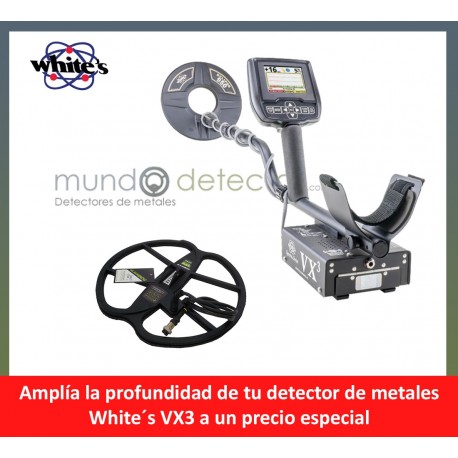 White´s VX3 + plato de gran profundidad