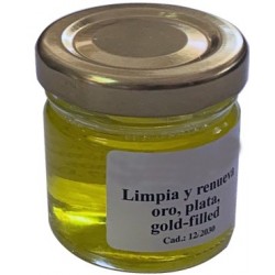 Líquido Limpia Monedas Oro y Plata Bote 41ml