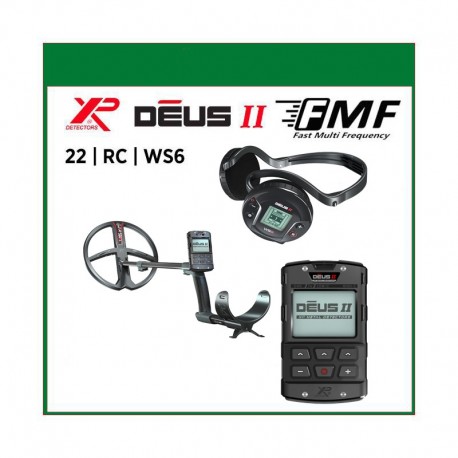 Detector metales XP Deus II RC - WS6 - 22cm