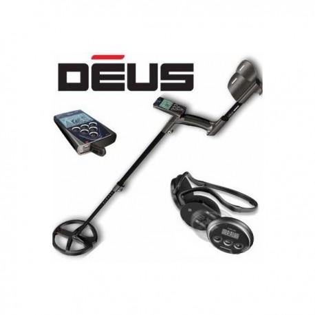 Detector de metales XP Deus con electrónica y auriculares
