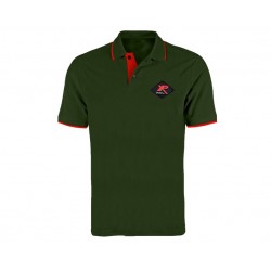 Polo algodón verde XP de manga corta