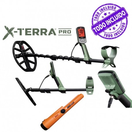 Pack detector de metales MINELAB XTERRA PRO + Gold Hunter