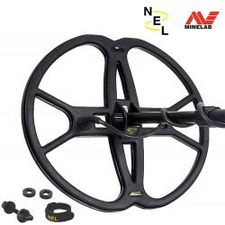 Plato Nel Tornado 30,5 cm x 33 cm para MINELAB X-Terra 7,5 Khz