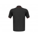Polo negro XP con detalles en rojo
