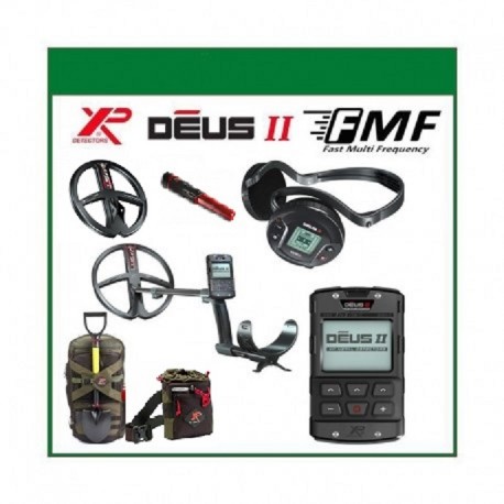 Detector metales XP Deus II - WS6 - 22cm - 28cm-Backpack 280-Mi6-Finds Pouch