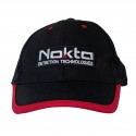 Gorra NOKTA negra con reborde rojo