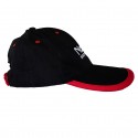 Gorra NOKTA negra con reborde rojo
