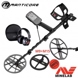 Detector de metales Minelab Manticore + Bobinas M9 y M15 de regalo