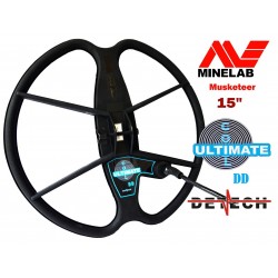 Bobina DETECH Ultimate 15" DD Minelab Musketeer