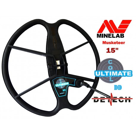 Bobina DETECH Ultimate 15" DD Minelab Musketeer