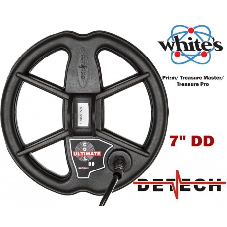 Plato DETECH Ultimate 7" Whites Prizm, Treasure Master y Treasure Pro