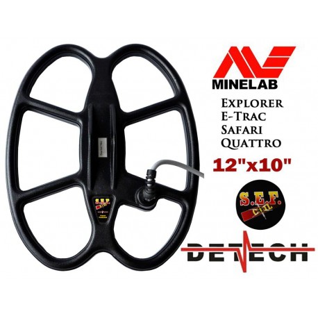 Plato DETECH SEF 12X10 " Minelab Explorer, ETrac, Quattro y Safari