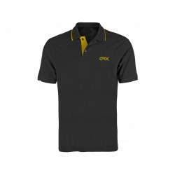Polo negro ORX con detalles en dorado