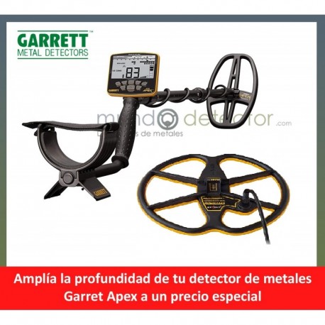 Garrett Ace Apex + plato de gran profundidad