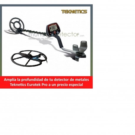 Teknetics EUROTEK PRO + plato de gran profundidad
