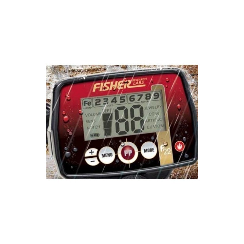 Fisher F22 Metal Detector – Weatherproof Treasure Hunting For Beginners & Pros