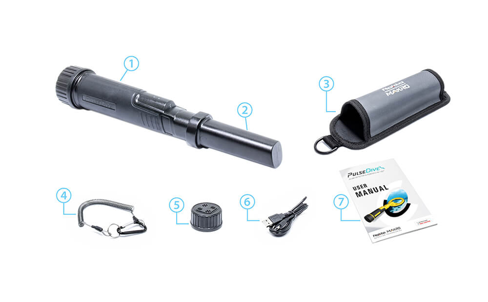 pulse-dive-pointer-contenido-paquete